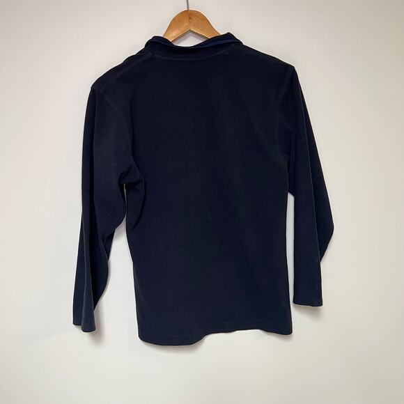 Vintage Tommy Hilfiger Sweater 90s Fleece Blue Sweatshirt - Picture 2 of 2